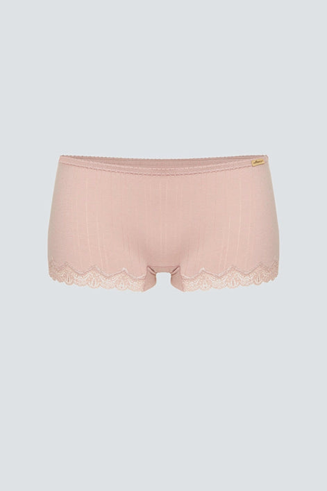 Organic Ribbed Hipster Briefs: Womens