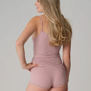 Organic Ribbed Hipster Briefs: Womens