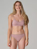 Organic Cotton Rib Bralette: Womens
