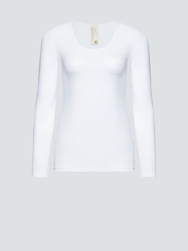 Fairtrade Organic Long Sleeve Undershirt: Womens