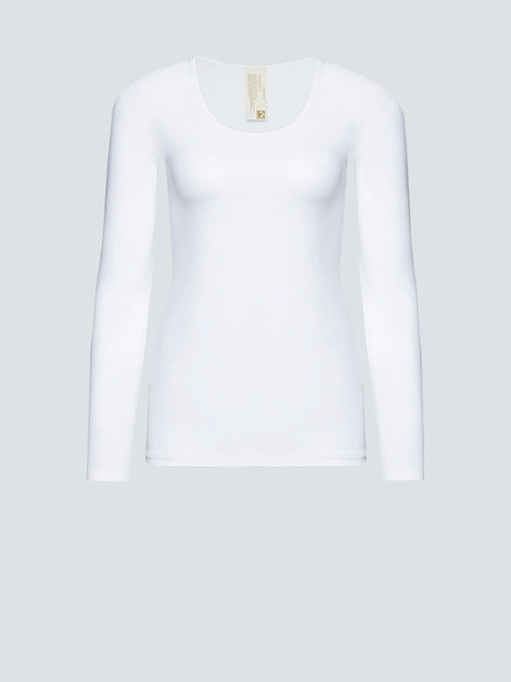 Fairtrade Organic Long Sleeve Undershirt: Womens