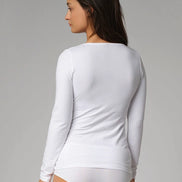 Fairtrade Organic Long Sleeve Undershirt: Womens
