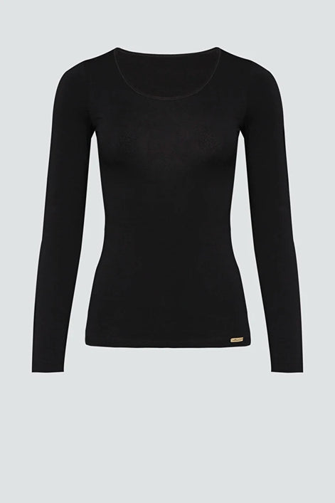 Fairtrade Organic Long Sleeve Undershirt: Womens