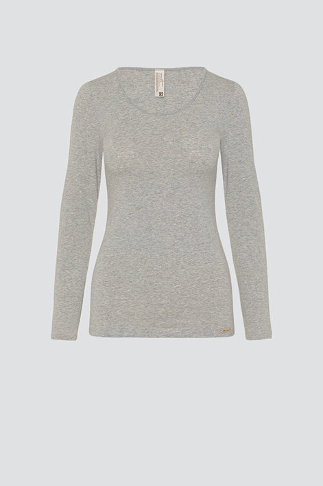 Fairtrade Organic Long Sleeve Undershirt: Womens