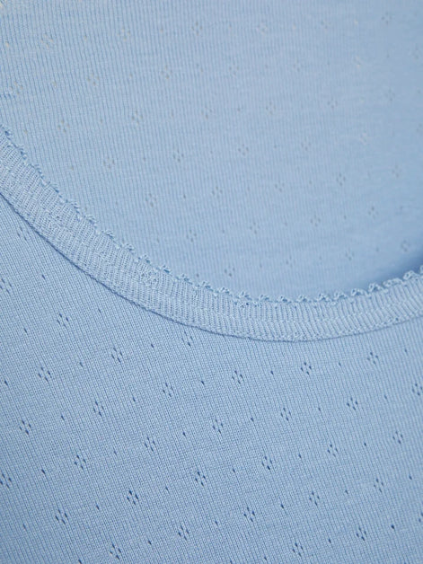 Organic Cotton Breathable Long Sleeve Undershirt: Womens