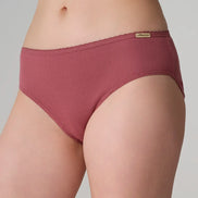 Organic Breathable Mid-rise Brief: Womens
