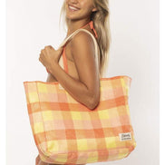 Sisstrevolution Beach Plaid Tote