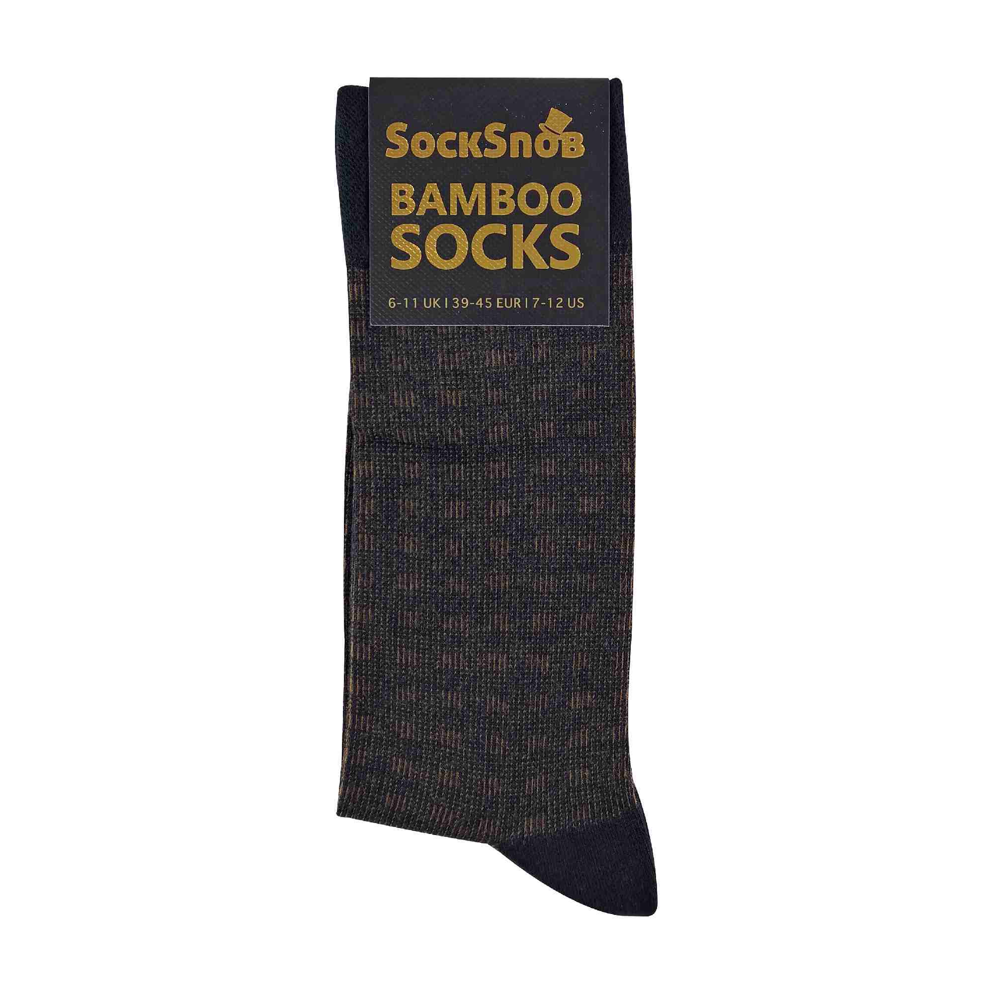 1 Pack Men's Luxury Breathable Bamboo Suit Dress Socks