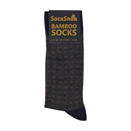 1 Pack Men's Luxury Breathable Bamboo Suit Dress Socks