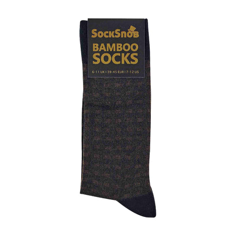 1 Pack Men's Luxury Breathable Bamboo Suit Dress Socks