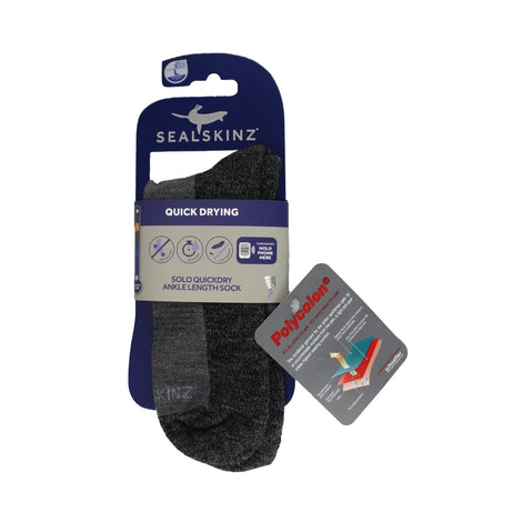 1 Pack Mens Solo QuickDry Ankle Socks