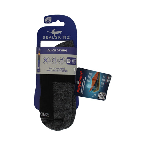 1 Pack Mens Solo QuickDry Ankle Socks
