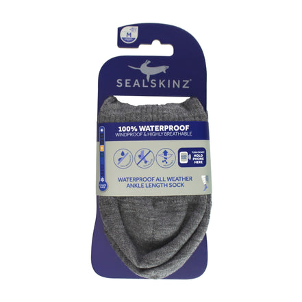 1 Pack Mens Waterproof All Weather Ankle Socks
