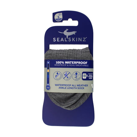 1 Pack Mens Waterproof All Weather Ankle Socks