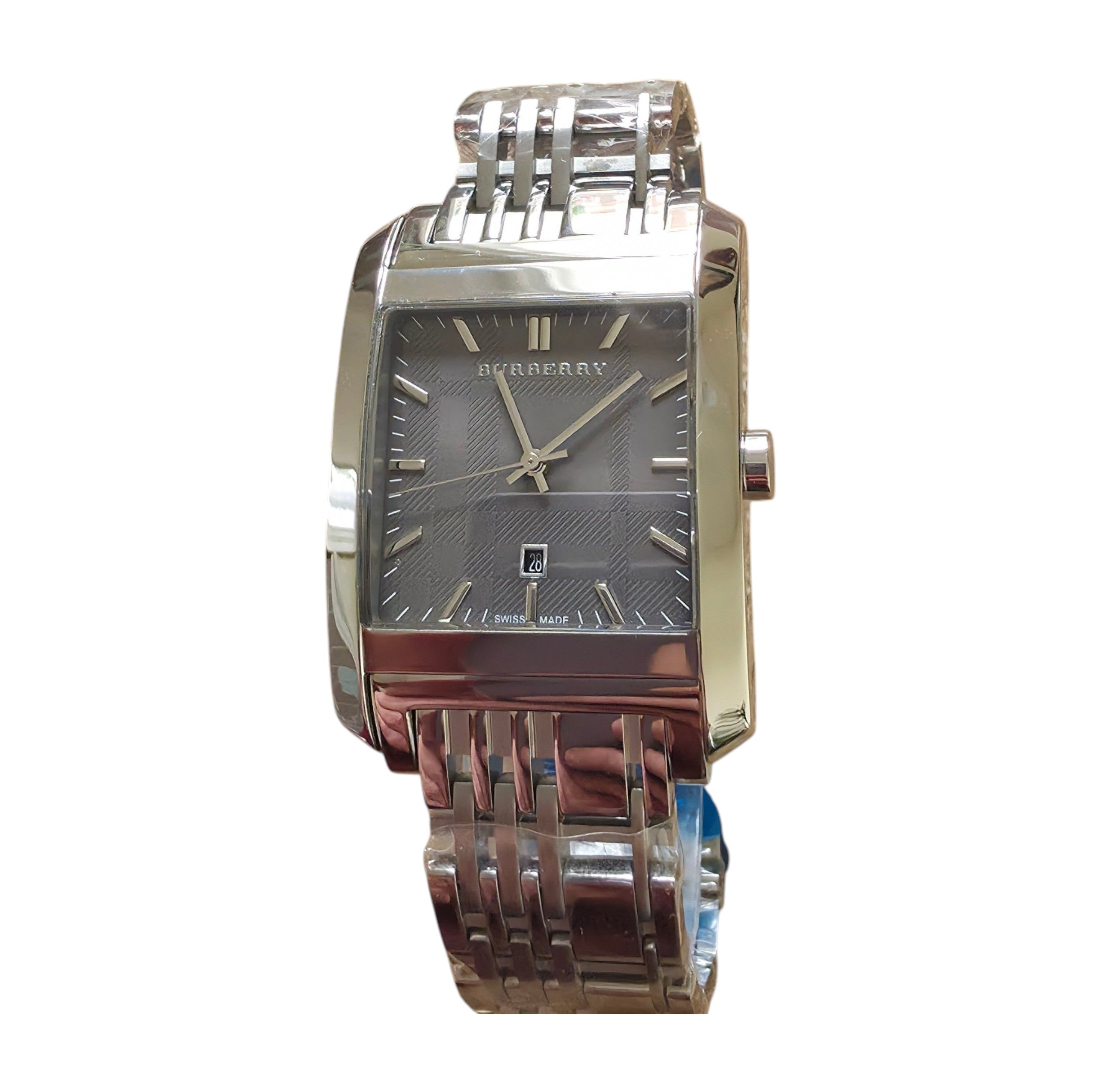 Burberry BU1568 Men's Classic Rectangle 32mm