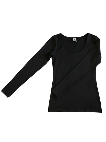 Organic Stretch Long Sleeve T-Shirt: Women's