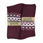 1 Pack Ladies Turn Over Top Warm Nordic Bed Socks for Winter