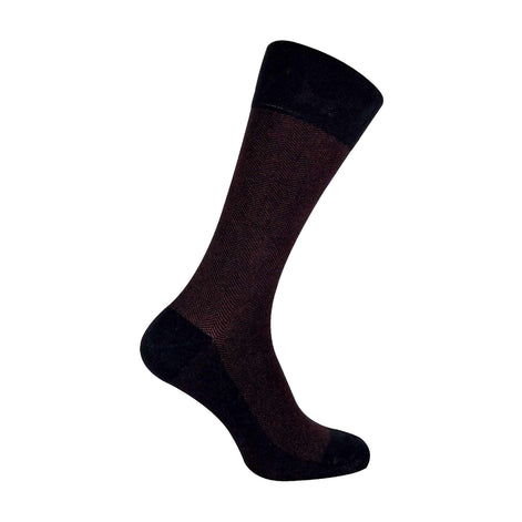 1 Pack Men's Luxury Breathable Bamboo Suit Dress Socks
