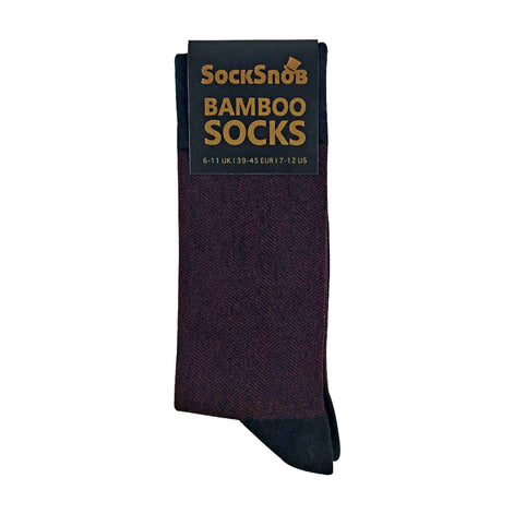 1 Pack Men's Luxury Breathable Bamboo Suit Dress Socks