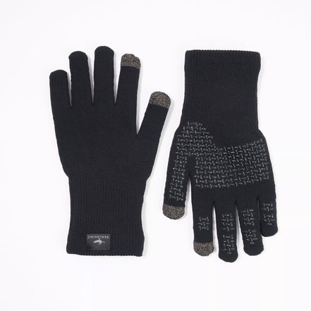 Mens Waterproof All Weather Ultra Grip Knitted Gloves