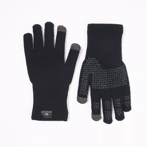 Mens Waterproof All Weather Ultra Grip Knitted Gloves