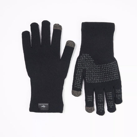 Mens Waterproof All Weather Ultra Grip Knitted Gloves