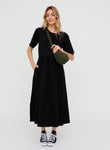 Matilda Black Midi Dress