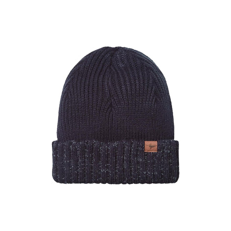 Mens Waterproof Cold Weather Roll Cuff Beanie Hat