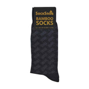 1 Pack Men's Luxury Breathable Bamboo Suit Dress Socks