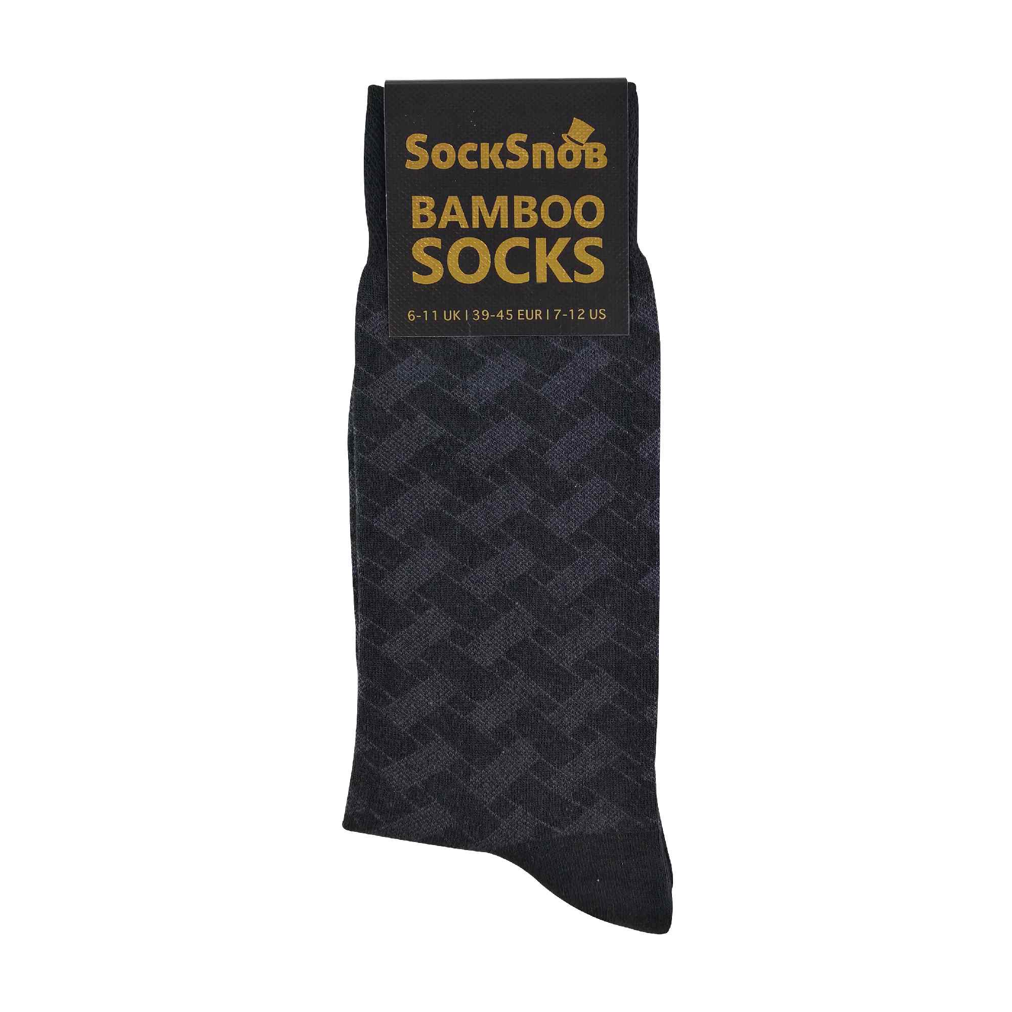 1 Pack Men's Luxury Breathable Bamboo Suit Dress Socks