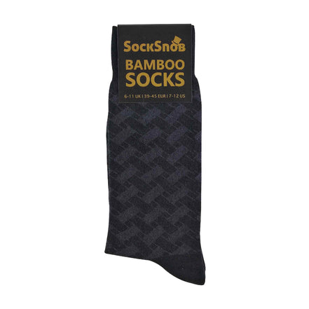 1 Pack Men's Luxury Breathable Bamboo Suit Dress Socks