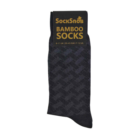 1 Pack Men's Luxury Breathable Bamboo Suit Dress Socks