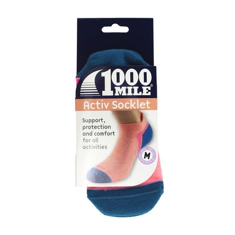 1 Pack Ladies Single Layer Active Ankle Socks