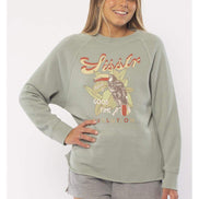 Sisstrevolution Tropical Crew Knit Fleece