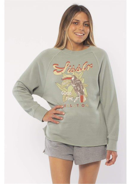Sisstrevolution Tropical Crew Knit Fleece