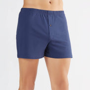 Organic Boxer Shorts with Button: Men's
