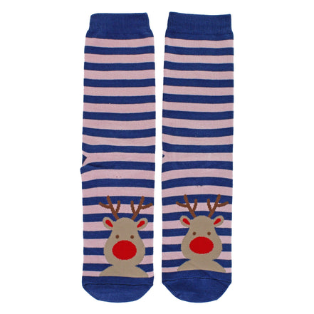 1 Pack Ladies Novelty Festive Christmas Bamboo Socks