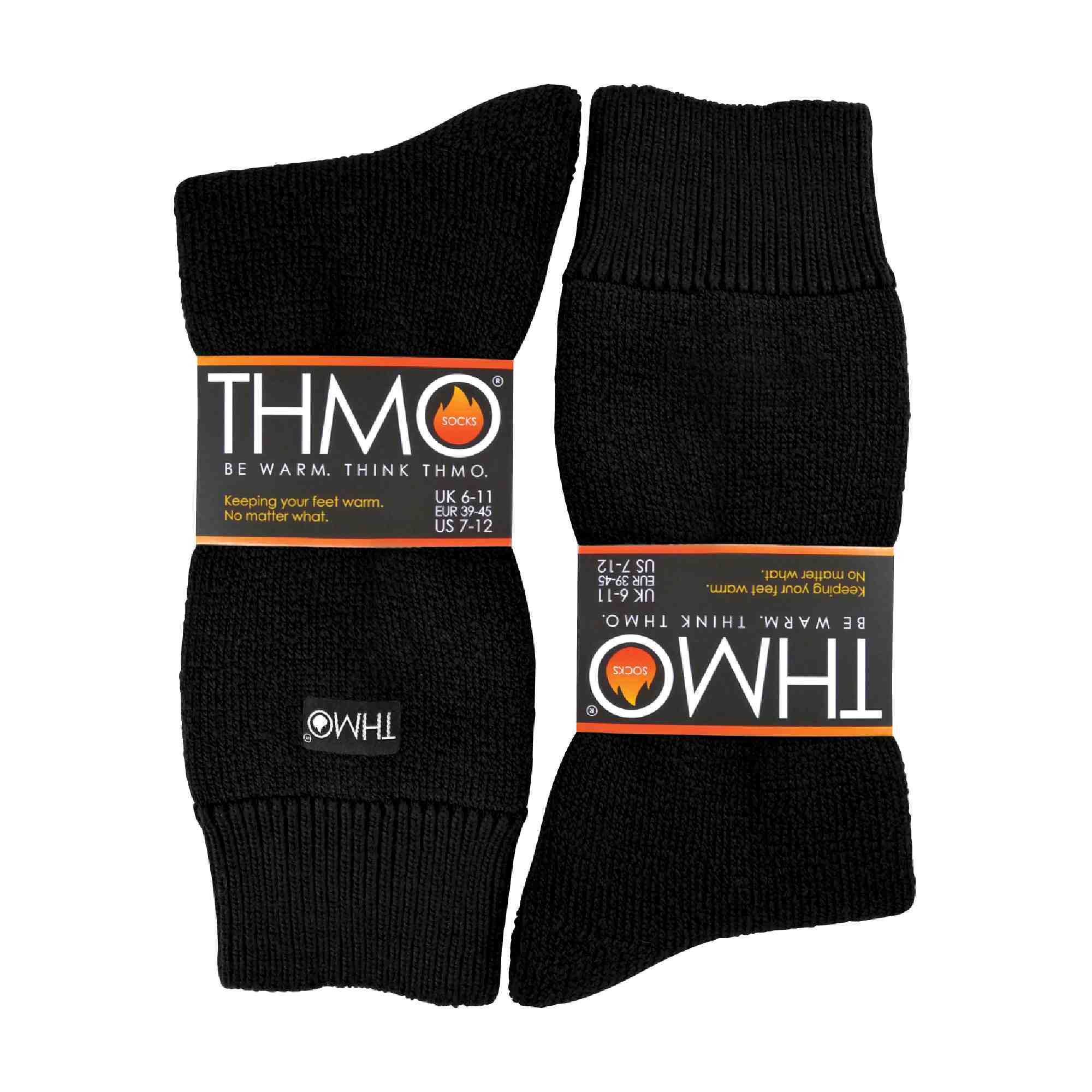 Mens Thick Winter Thermal Socks with Comfort Top (Multipack Options)