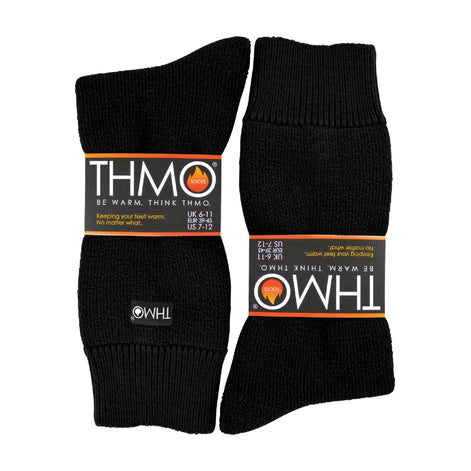 Mens Thick Winter Thermal Socks with Comfort Top (Multipack Options)
