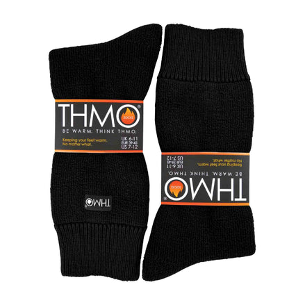 Mens Thick Winter Thermal Socks with Comfort Top (Multipack Options)