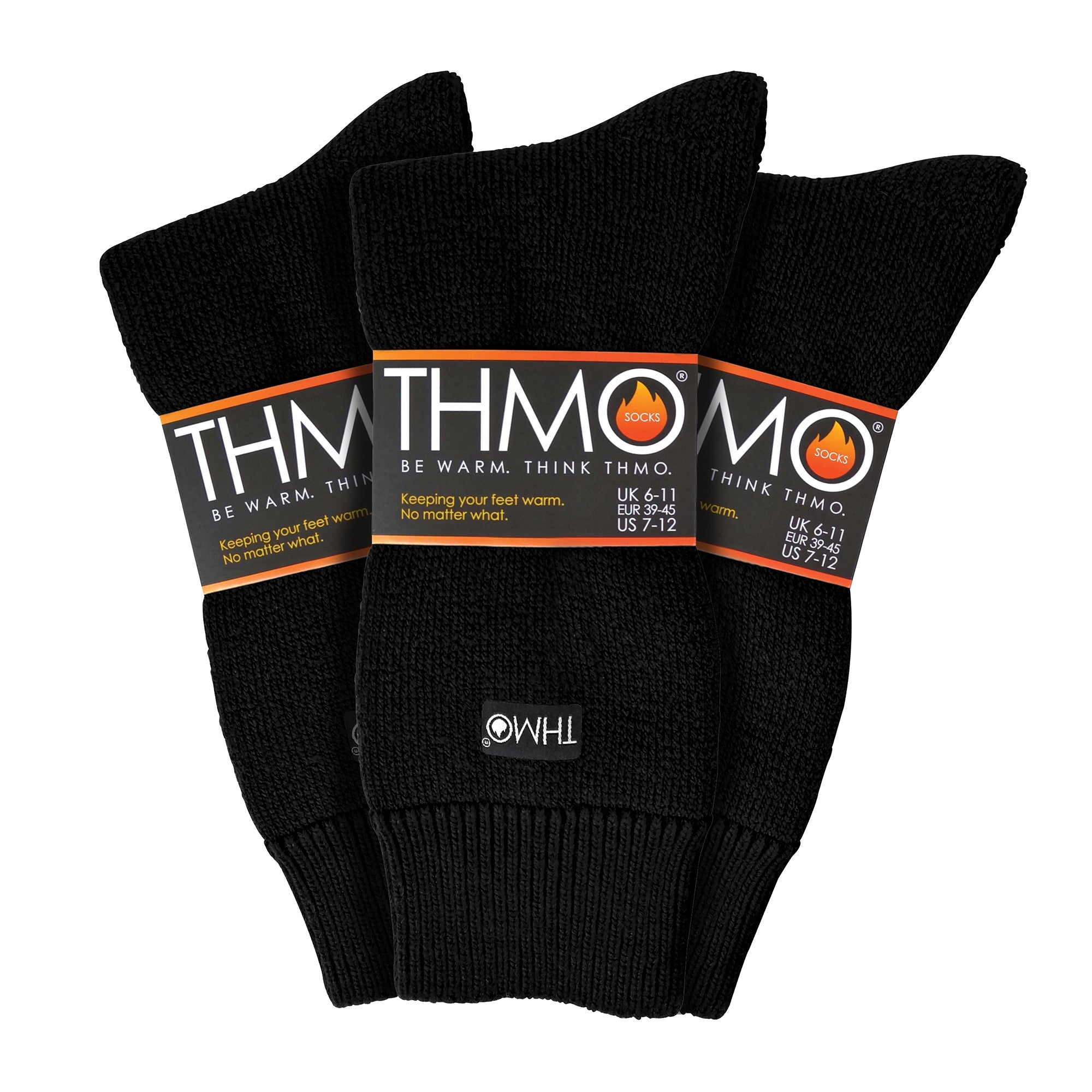 Mens Thick Winter Thermal Socks with Comfort Top (Multipack Options)