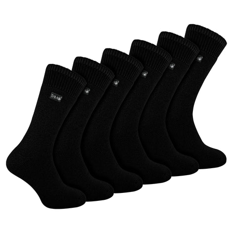 Mens Thick Winter Thermal Socks with Comfort Top (Multipack Options)