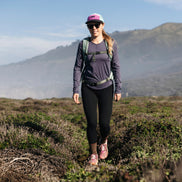 Ladies Micro Crew Cushioned Midweight Hiking Merino Wool Socks