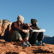 Mens Merino Wool Quarter Midweight Seamless Hiking Socks