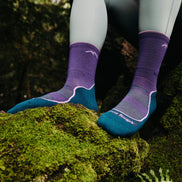 Ladies Micro Crew Lightweight Hiking Merino Socks