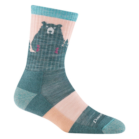 Ladies Novelty Bear Patterned Hiking Merino Socks
