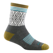 Ladies Patterned Micro Crew Hiking Merino Socks