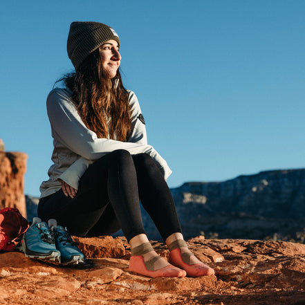 Ladies Light Hiker No Show Lightweight Hiking Merino Socks