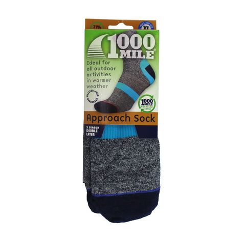 1 Pack Mens Approach Repreve Double Layer Socks