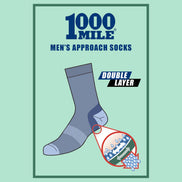 1 Pack Mens Approach Repreve Double Layer Socks